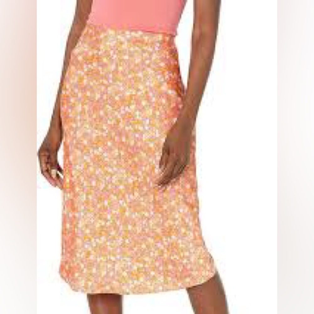 STEVE MADDEN BNWOT Mindy Skirt in Orange Blossoms
